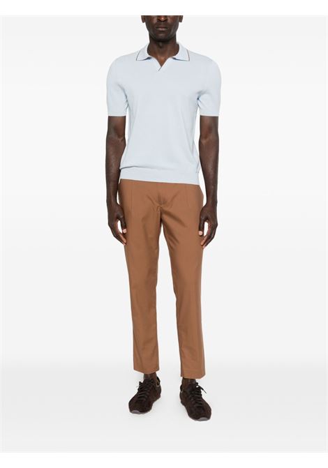 Pantalone in cotone tabacco ENTRE AMIS | P26JAP5/RENO/27795031