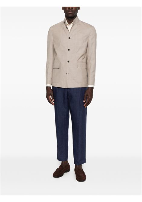 Monet Blue Pleated Pants ENTRE AMIS | P26MONET/24354016