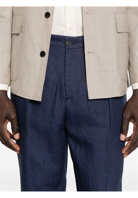 Monet Blue Pleated Pants ENTRE AMIS | P26MONET/24354016