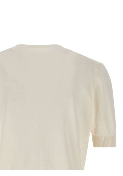 White cotton T-shirt FILIPPO DE LAURENTIIS | GC1MC-CR14R020