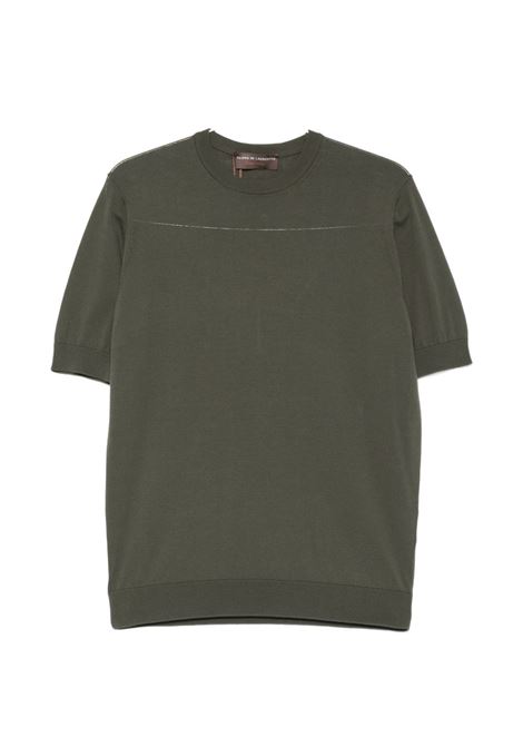 Green cotton T-shirt FILIPPO DE LAURENTIIS | GC1MC-CR14R570