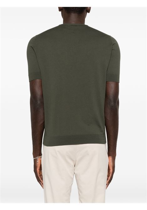 Green cotton T-shirt FILIPPO DE LAURENTIIS | GC1MC-CR14R570
