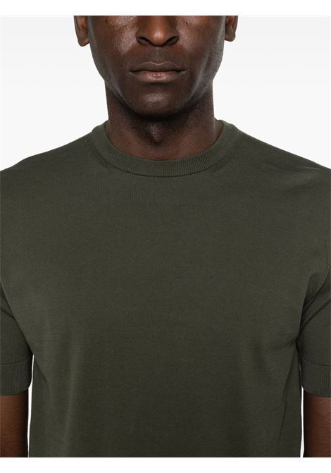 Green cotton T-shirt FILIPPO DE LAURENTIIS | GC1MC-CR14R570