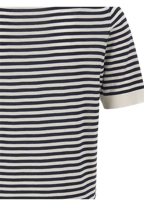 T-shirt a righe blu FILIPPO DE LAURENTIIS | TS0MC-CR14R18920