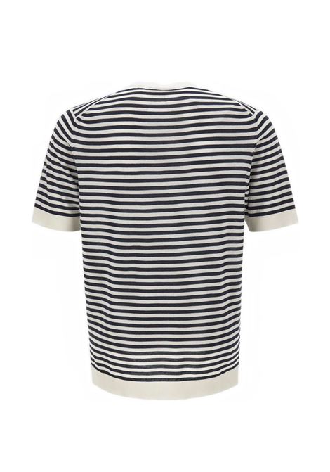 T-shirt a righe blu FILIPPO DE LAURENTIIS | TS0MC-CR14R18920