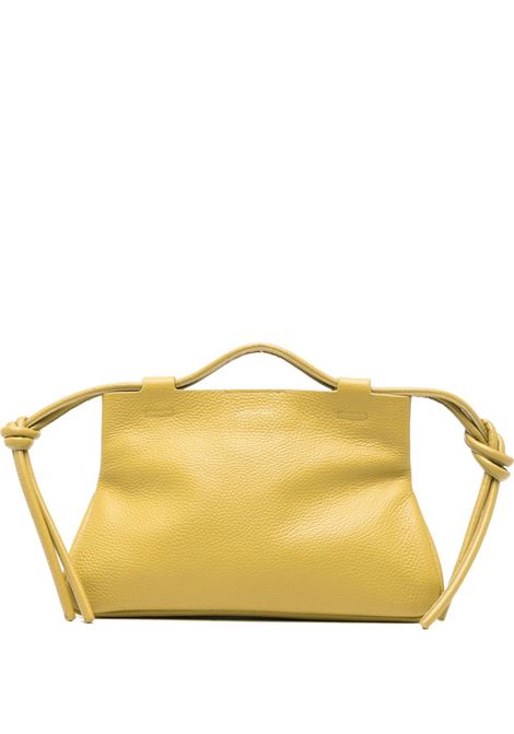 Dumbo SM Bag with Knotted Handles in Lime Green LIDIA LUCILLA | DUMBO SM-LL26SB009P010295