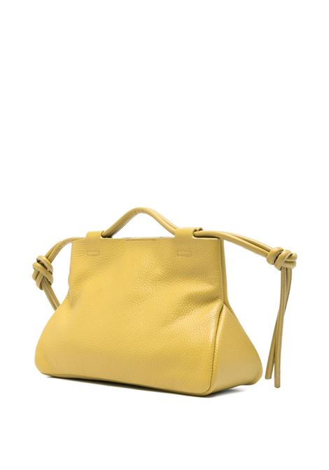 Dumbo SM Bag with Knotted Handles in Lime Green LIDIA LUCILLA | DUMBO SM-LL26SB009P010295