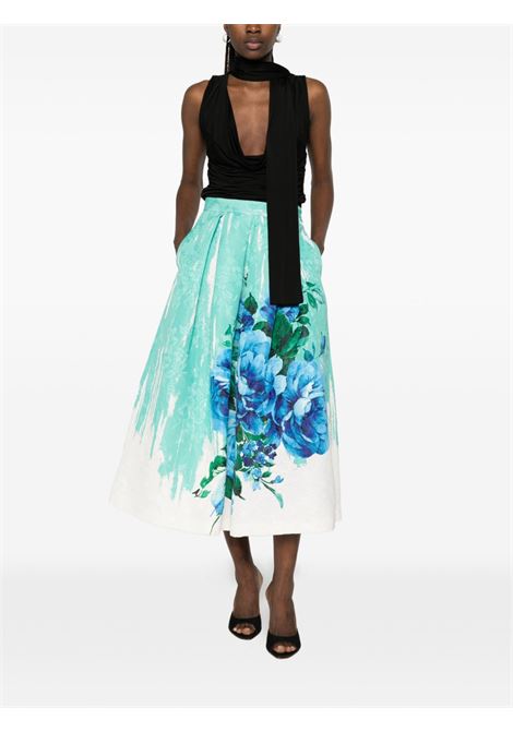 Gonna blu a campana LUNATICA | LUNA T BOUQUETBLU