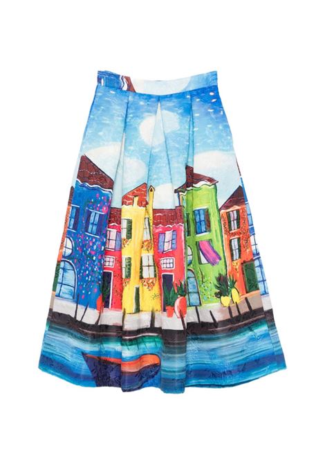 Gonna blu a campana LUNATICA | LUNA T BURANOMULTI