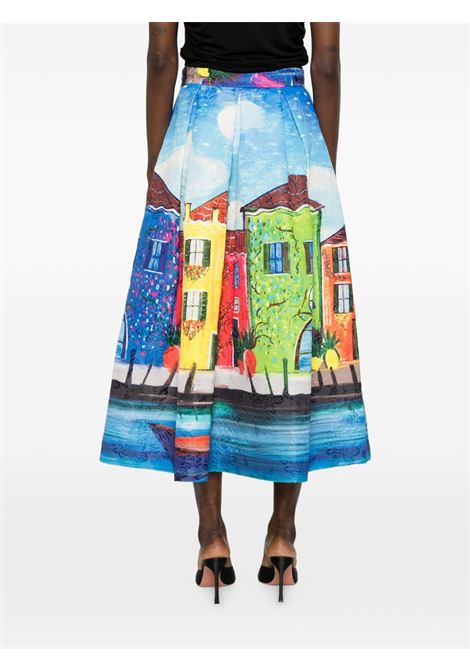 Gonna blu a campana LUNATICA | LUNA T BURANOMULTI