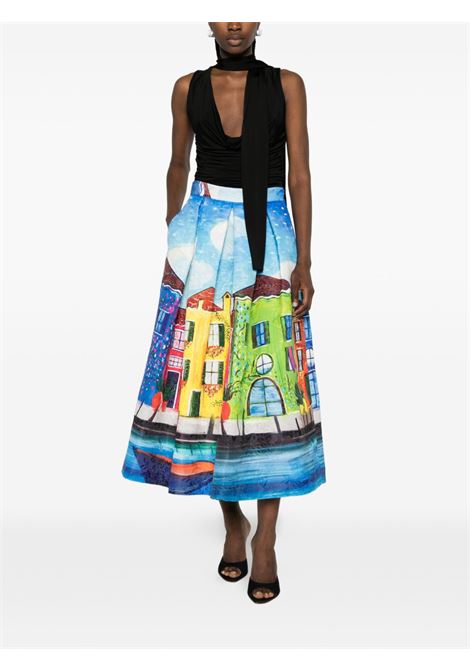 Gonna blu a campana LUNATICA | LUNA T BURANOMULTI