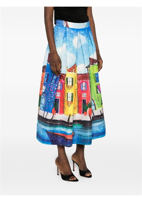 Gonna blu a campana LUNATICA | LUNA T BURANOMULTI