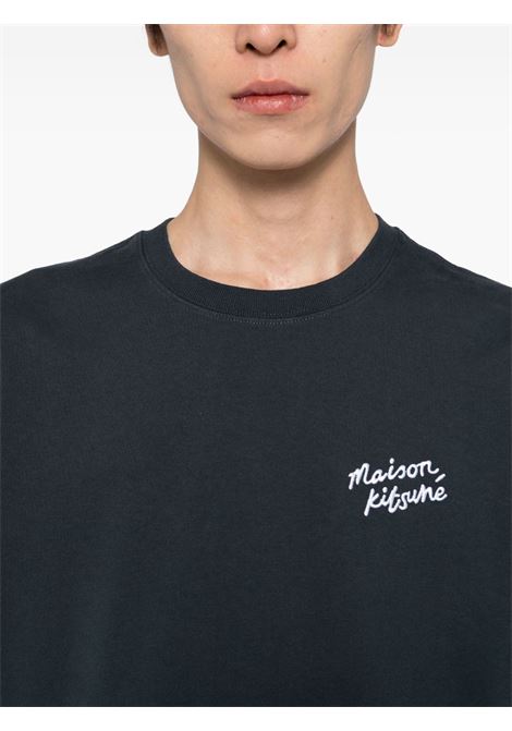 Blue cotton T-shirt MAISON KITSUNE | MM00126KJ70250414