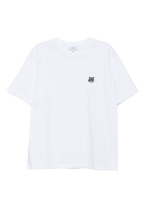 White cotton T-shirt MAISON KITSUNE | PM00108KJ7025P100
