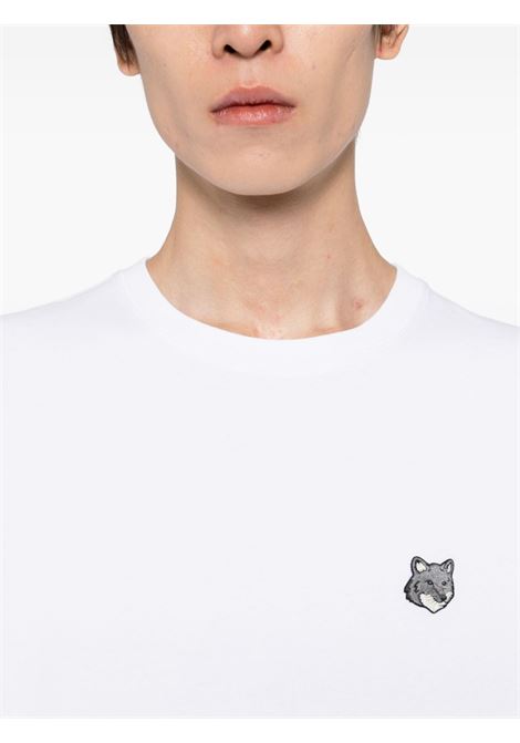 White cotton T-shirt MAISON KITSUNE | PM00108KJ7025P100