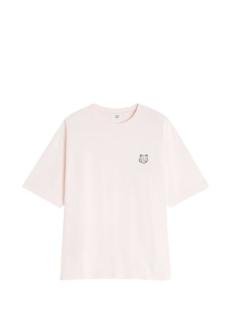 Powder Pink Cotton T-Shirt MAISON KITSUNE | PM00109KJ01190448