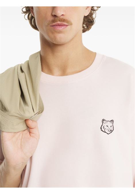 Powder Pink Cotton T-Shirt MAISON KITSUNE | PM00109KJ01190448