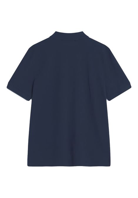 Polo cotone blu MAISON KITSUNE | PM00209KP00020413