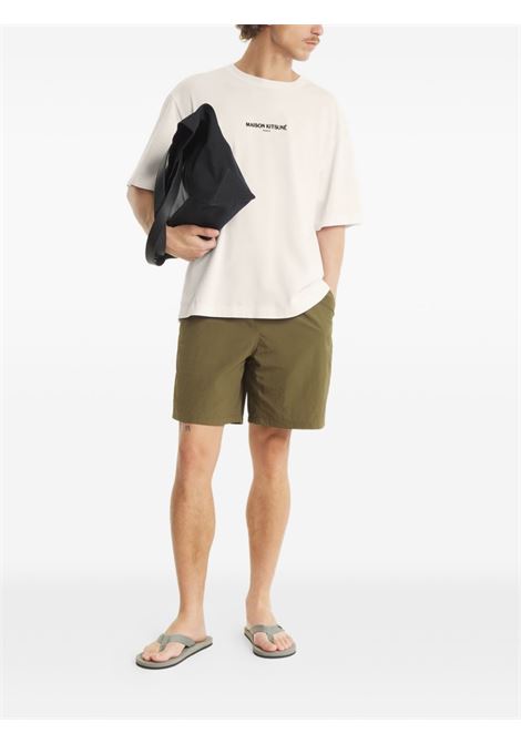 Ivory cotton T-shirt MAISON KITSUNE | QM00100KJ70250063