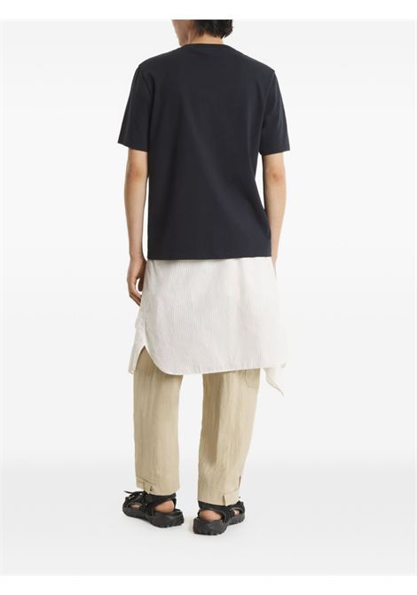 Black cotton T-shirt MAISON KITSUNE | QM00100KJ7025P199