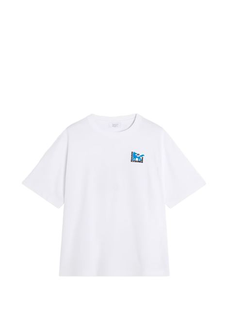 White cotton T-shirt MAISON KITSUNE | QM00111KJ0119P100