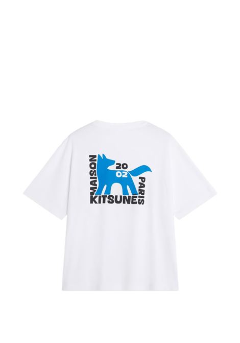 White cotton T-shirt MAISON KITSUNE | QM00111KJ0119P100