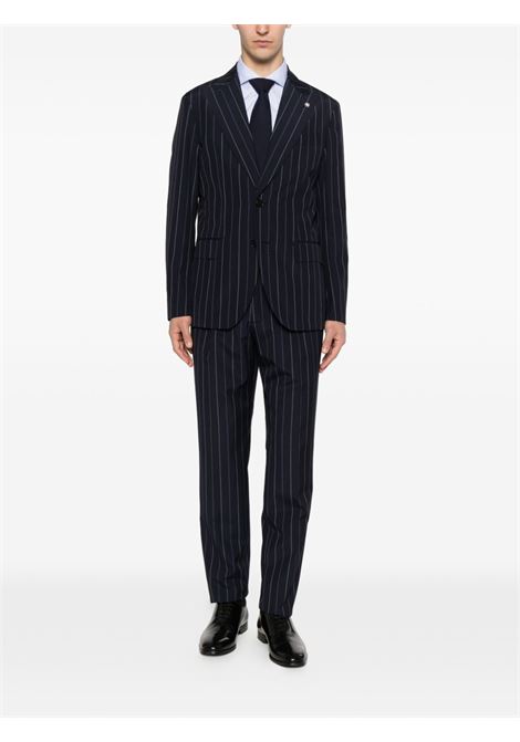 Dark blue pinstripe suit MANUEL RITZ | 4032A3748-26312989