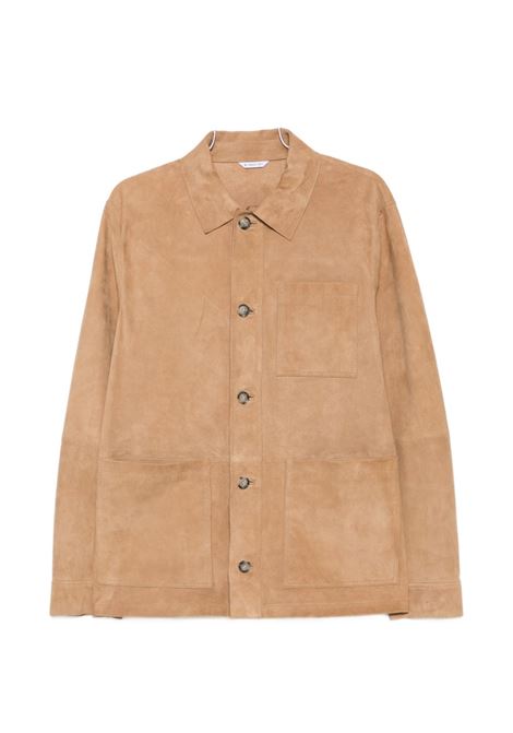Camel suede jacket MANUEL RITZ | 4032H8603-26342025
