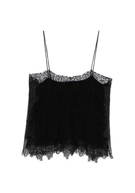Black lace top MES DEMOISELLES | AERISBLACK
