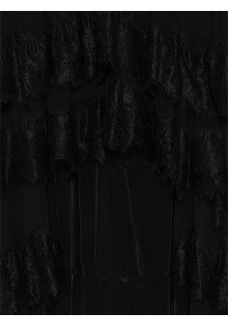 Black ruffled lace skirt MES DEMOISELLES | DANABLACK