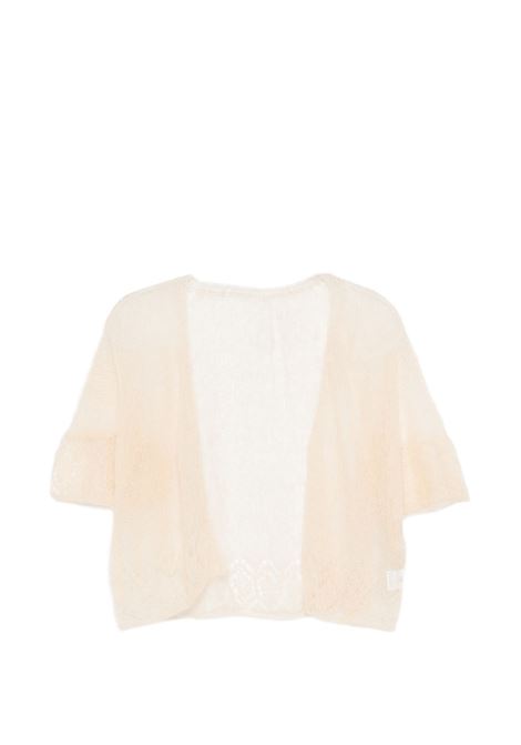 Lightweight beige wool-blend cardigan MES DEMOISELLES | HANANBEIGE