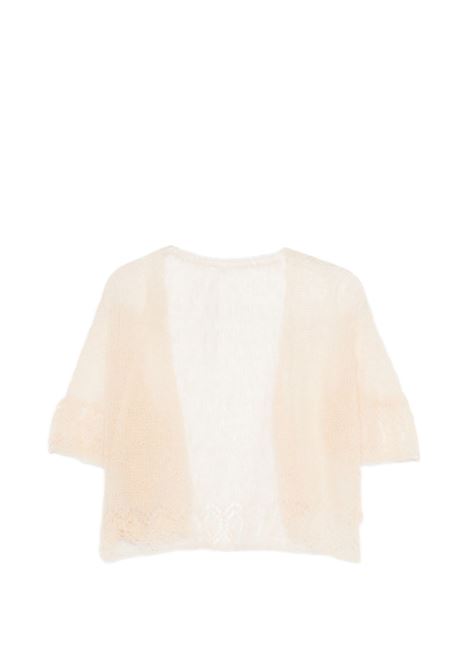 Lightweight beige wool-blend cardigan MES DEMOISELLES | HANANBEIGE