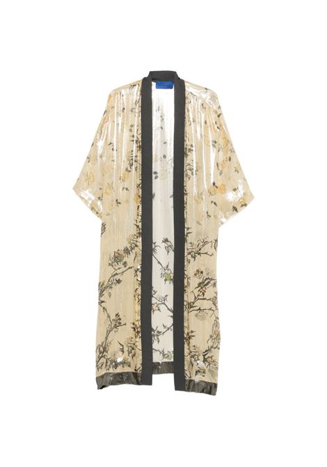 Gold floral kimono MES DEMOISELLES | JONIEMULTICO