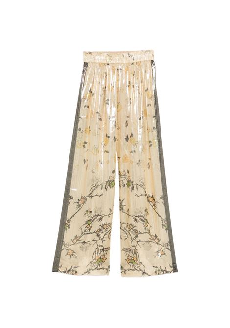 Gold floral trousers MES DEMOISELLES | JULIETTEMULTICO