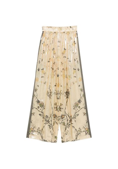 Gold floral trousers MES DEMOISELLES | JULIETTEMULTICO