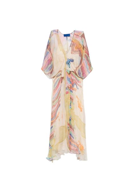 Abito lungo avorio multicolore MES DEMOISELLES | MELLOWMULTICOLOR