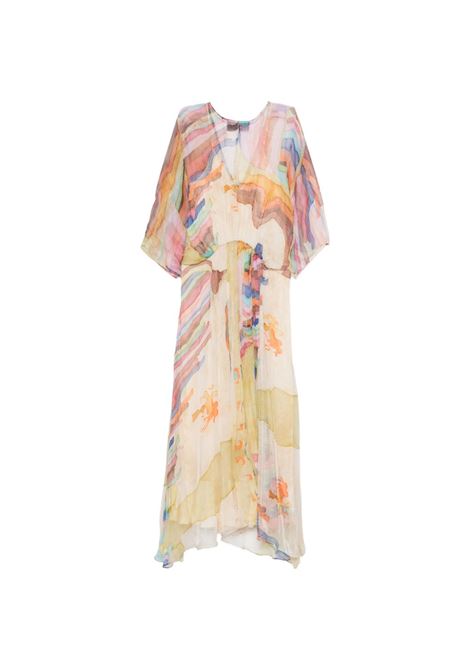 Abito lungo avorio multicolore MES DEMOISELLES | MELLOWMULTICOLOR