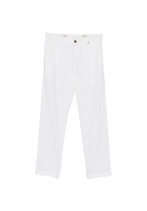 White cotton gabardine trousers MYTHS | 26M18ELA-7501