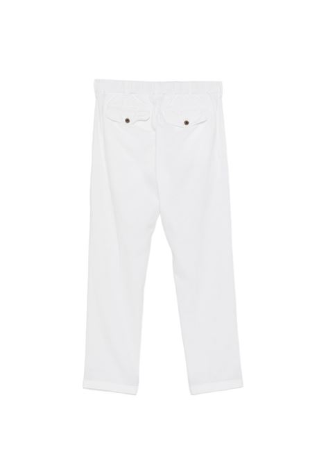 White cotton gabardine trousers MYTHS | 26M18ELA-7501