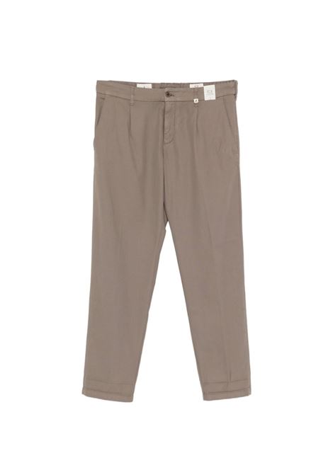 Tobacco cotton gabardine pants MYTHS | 26M18ELA-7549