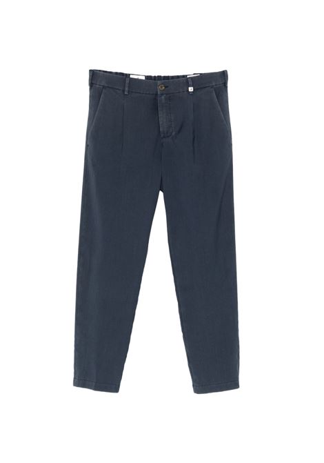 Blue wool canvas trousers MYTHS | 26M18ELA-99031