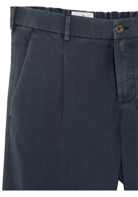 Blue wool canvas trousers MYTHS | 26M18ELA-99031