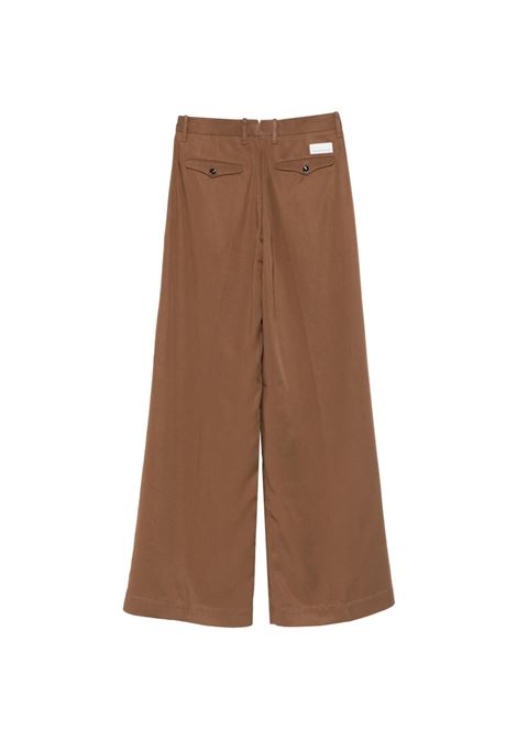 Pantalone lyocell caffe NINE IN THE MORNING | NAC150-P22 NADIA CHINO PALAZZOMOCHA