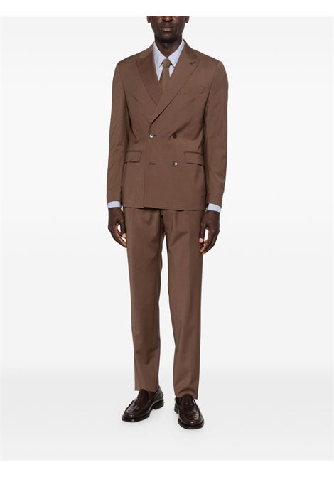 Brown wool-blend suit PAOLONI | 4011A757-26000028
