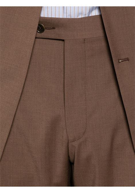 Brown wool-blend suit PAOLONI | 4011A757-26000028