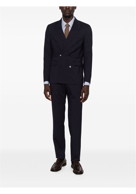 Blue wool twill suit PAOLONI | 4011A757-26000089