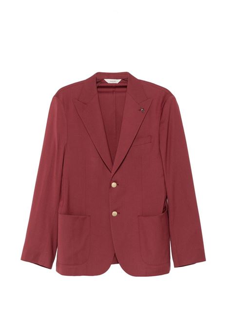 Burgundy wool twill jacket PAOLONI | 4011G527Y-26000020