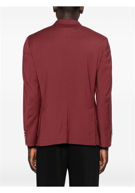 Burgundy wool twill jacket PAOLONI | 4011G527Y-26000020