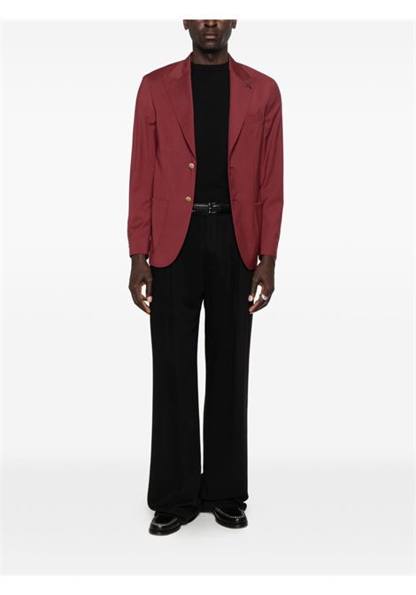 Burgundy wool twill jacket PAOLONI | 4011G527Y-26000020