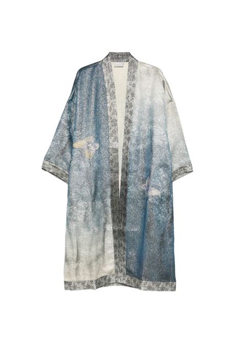 Light blue silk kimono PIERRE LOUIS MASCIA | PAX/SW-KM12187518155/101
